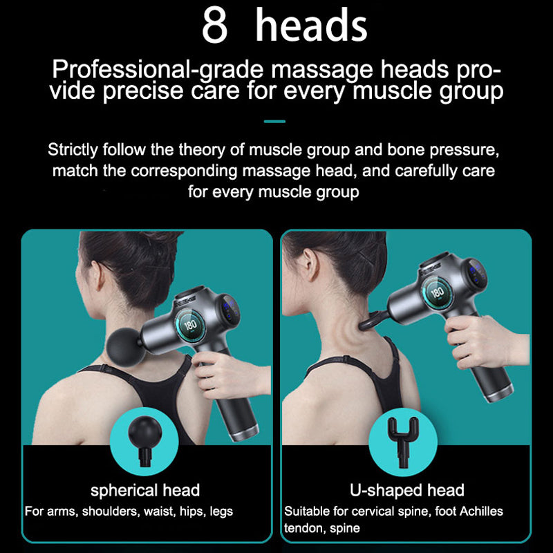 Orco Pro LF5 Muscle Massage Gun, Powerful and Quiet Massage Gun Deep Tissue Percussion Massager Gun for Athletes, Electric Back Massagers, Handheld Portable Body Massager Gun Ideal Gifts