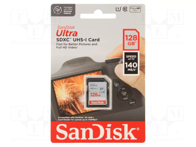 SanDisk Ultra SD Card Grey SDXC UHS-I Memory Card 32gb - 512gb