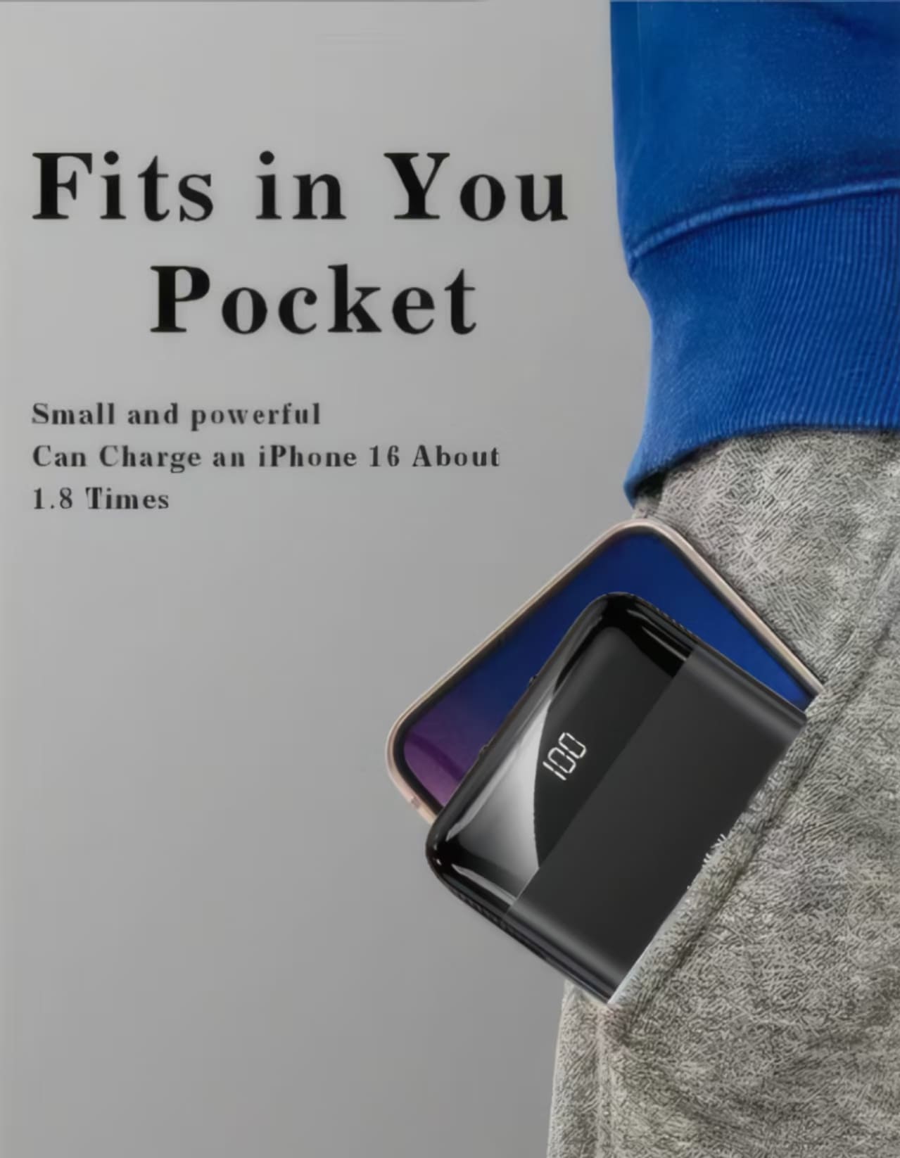 Orco 22.5W Power Bank, 10000mAh Slim USB C Portable Charger Fast Charging Battery Pack for iPhones,Samsung,Laptop,Ipad