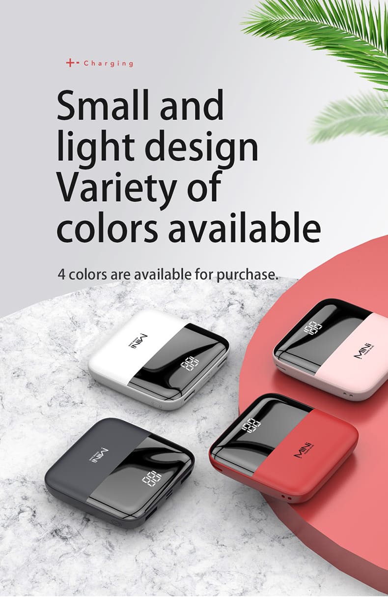 Orco 22.5W Power Bank, 10000mAh Slim USB C Portable Charger Fast Charging Battery Pack for iPhones,Samsung,Laptop,Ipad