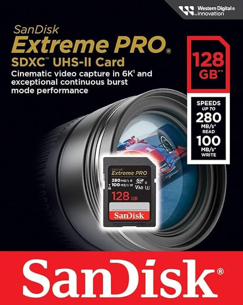 SanDisk Extreme PRO SDXC UHS-II Memory Card 280mb/s - SDSDXEP-GN4IN