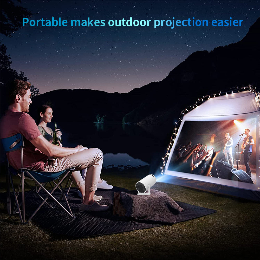 Orco Mini Projector 4K 1080P Supported with Android System, Portable Projector with WiFi 6 and Bluetooth 180 Degree