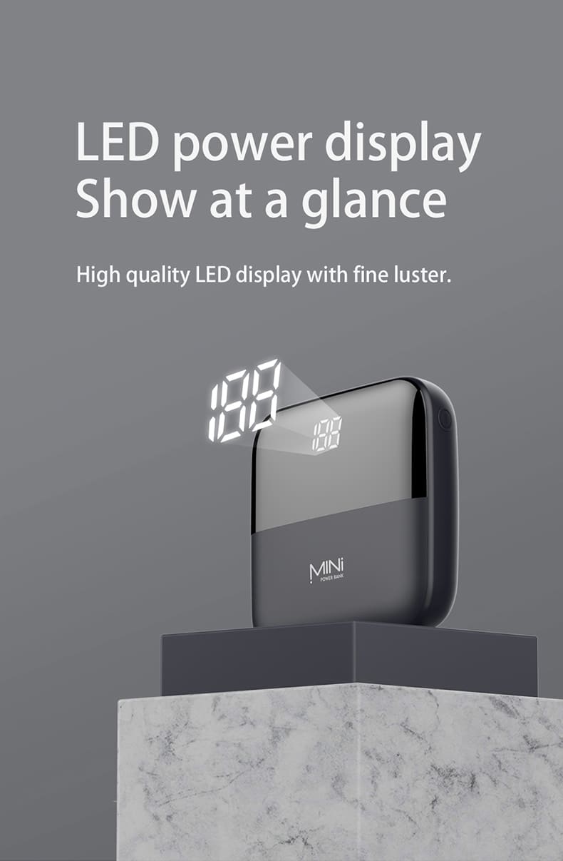 Orco 22.5W Power Bank, 10000mAh Slim USB C Portable Charger Fast Charging Battery Pack for iPhones,Samsung,Laptop,Ipad