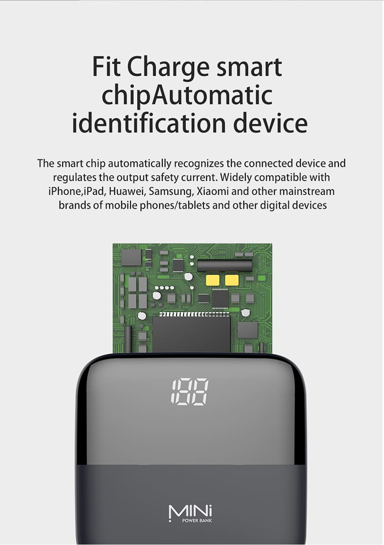 Orco 22.5W Power Bank, 10000mAh Slim USB C Portable Charger Fast Charging Battery Pack for iPhones,Samsung,Laptop,Ipad