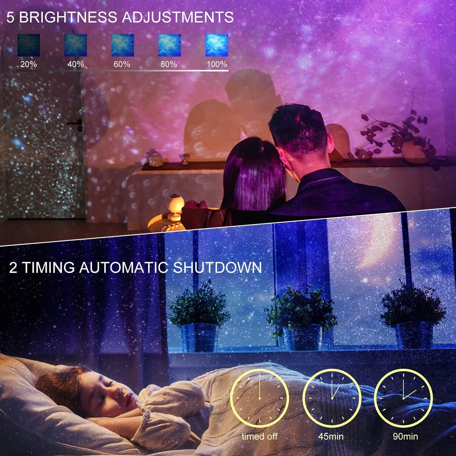 Orco Astronaut Galaxy Projector Kids Night Light, Starry Lamp for Bedroom, Gaming Room, Home Theater