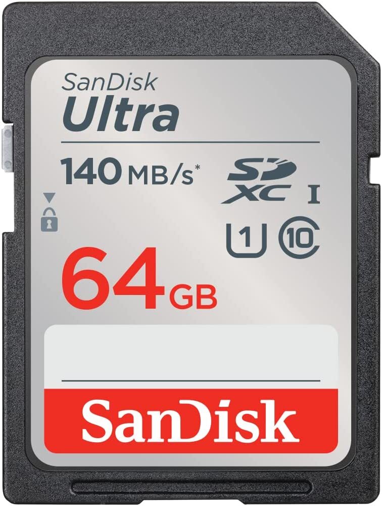 SanDisk Ultra SD Card Grey SDXC UHS-I Memory Card 32gb - 512gb