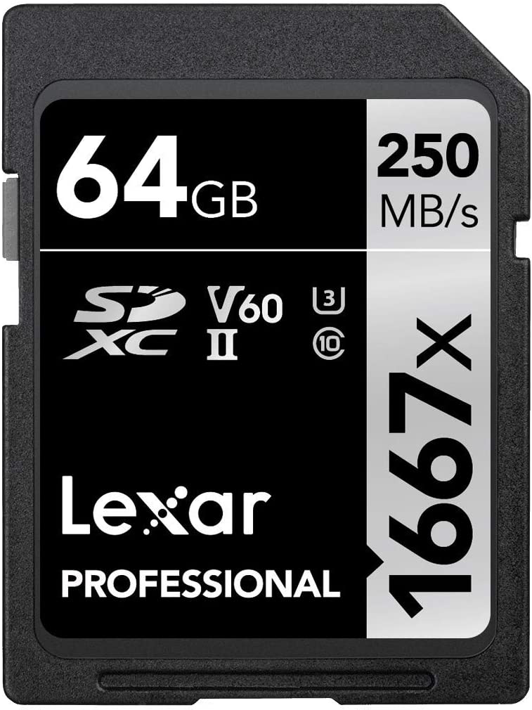 Lexar Professional 1667x SD Card UHS-II SDXC Memory Card - Veloreo