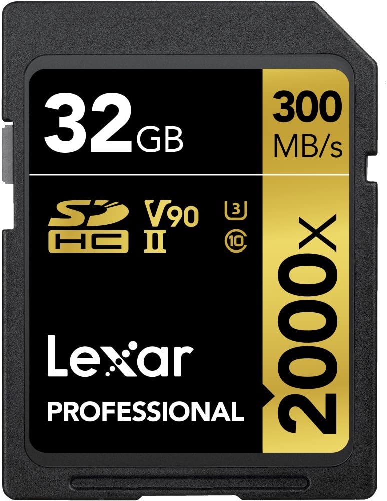 Lexar Professional SD Card 2000x SDXC UHS-II Card w/o Reader (LSD20000-BNNNU) - Veloreo