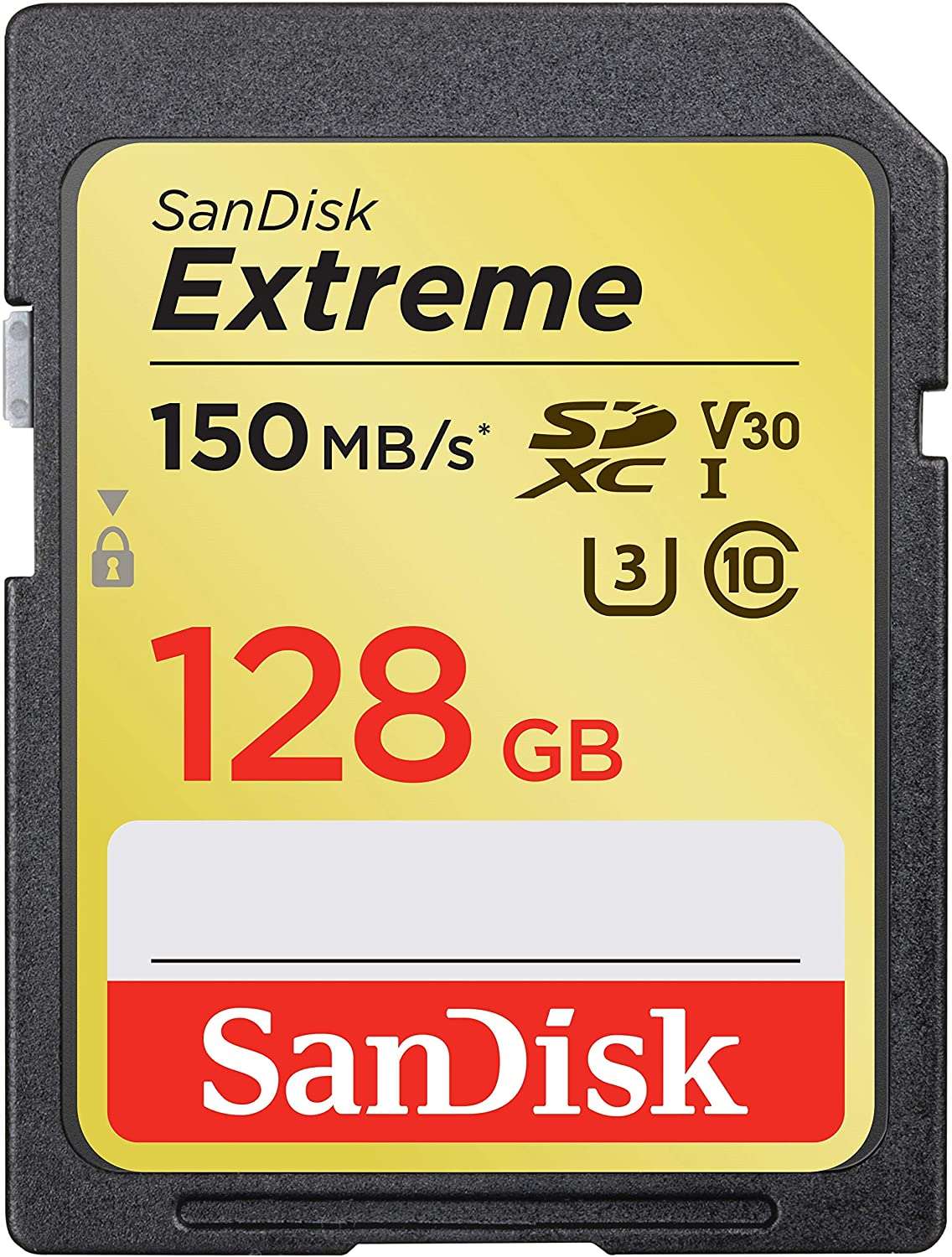 Sandisk SDXC, SDXV5, V30, U3, C10, UHS-I, 150MB/s R, 70MB/s - Veloreo