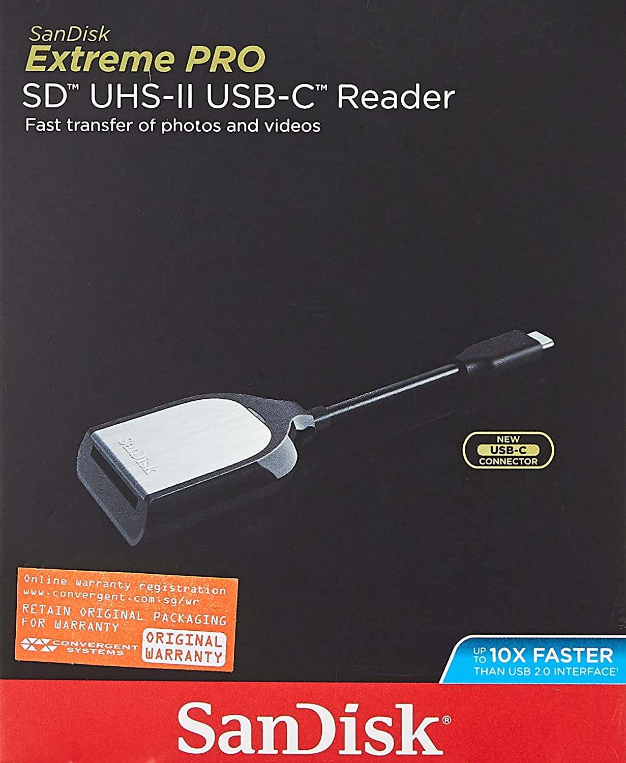 Sandisk Extreme PRO SD UHS-II USB-C Reader/Writer Portable - Veloreo