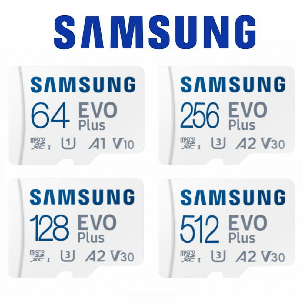 Samsung EVO Plus Micro SD Card w Adapter, UHS-1 Class 10 Veloreo
