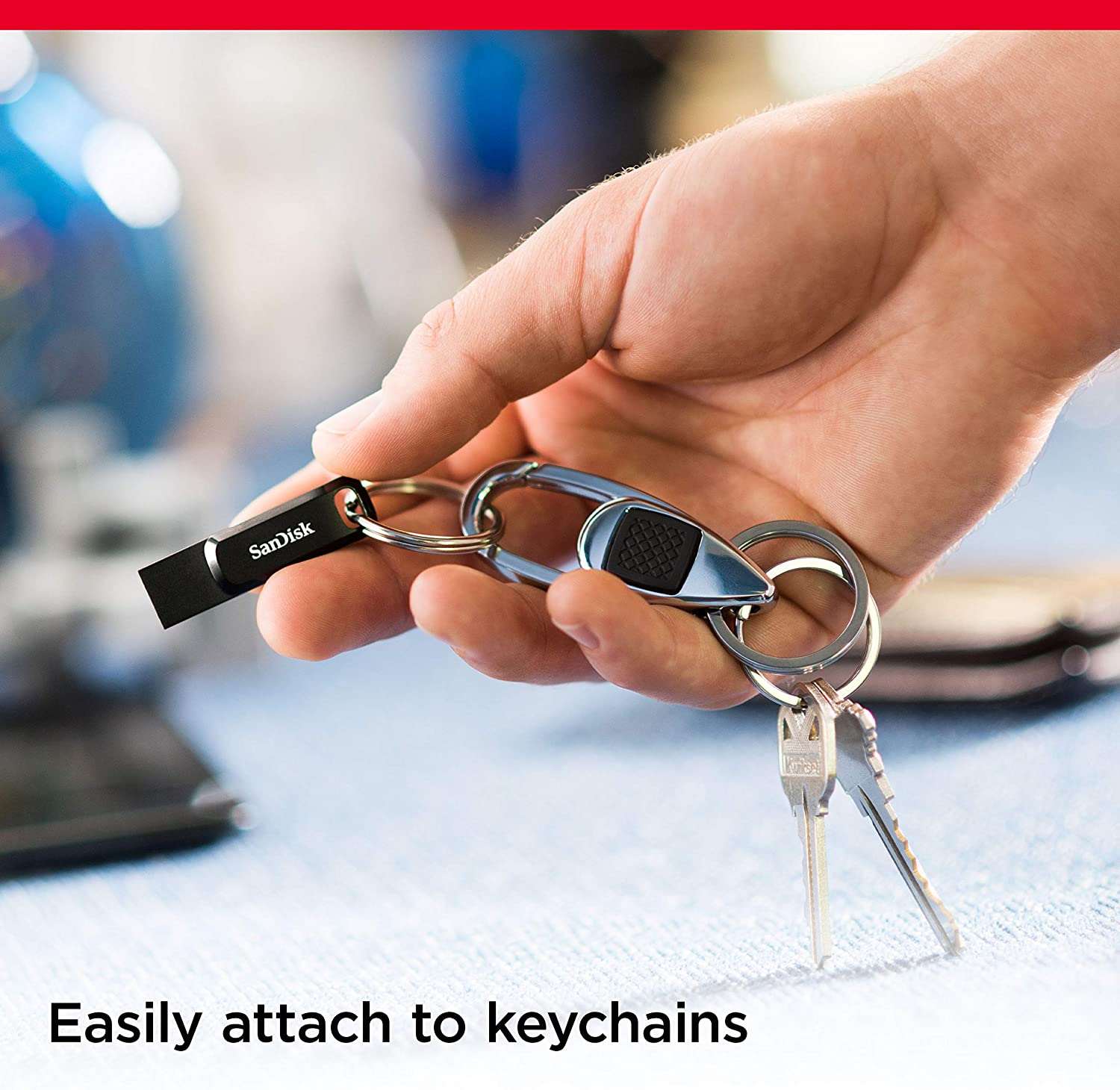 easily attach to keychains