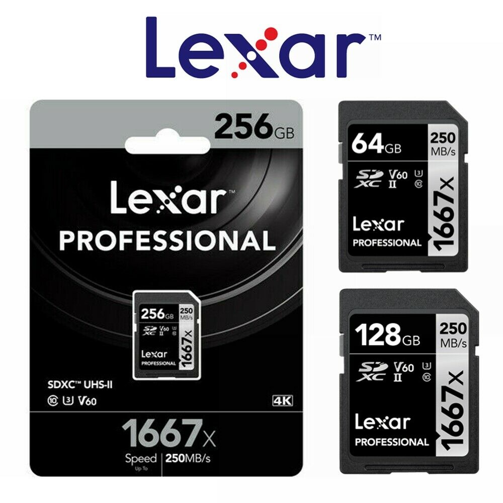 Lexar Professional 1667x SD Card UHS-II SDXC Memory Card - Veloreo