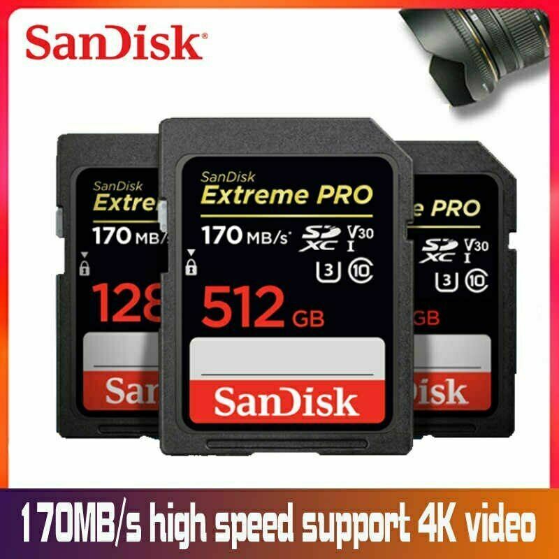 SanDisk Extreme Pro 256GB SDHC UHS-I Card - (SDSDXXG-256G-GN4IN) for sale  online