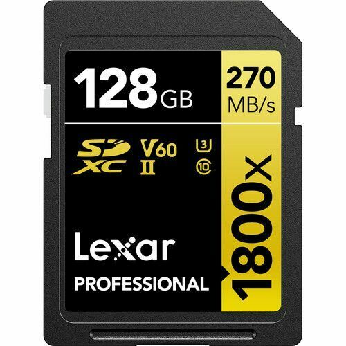 Lexar Professional SD Card 1800X SDXC UHS-II 180Mbs - Veloreo