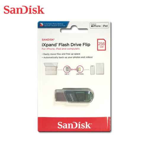 SanDisk iXpand Flash Drive Flip Type A USB + Lightning Pendrive Flash Drive