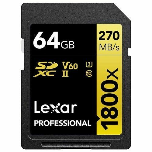 Lexar Professional SD Card 1800X SDXC UHS-II 180Mbs - Veloreo