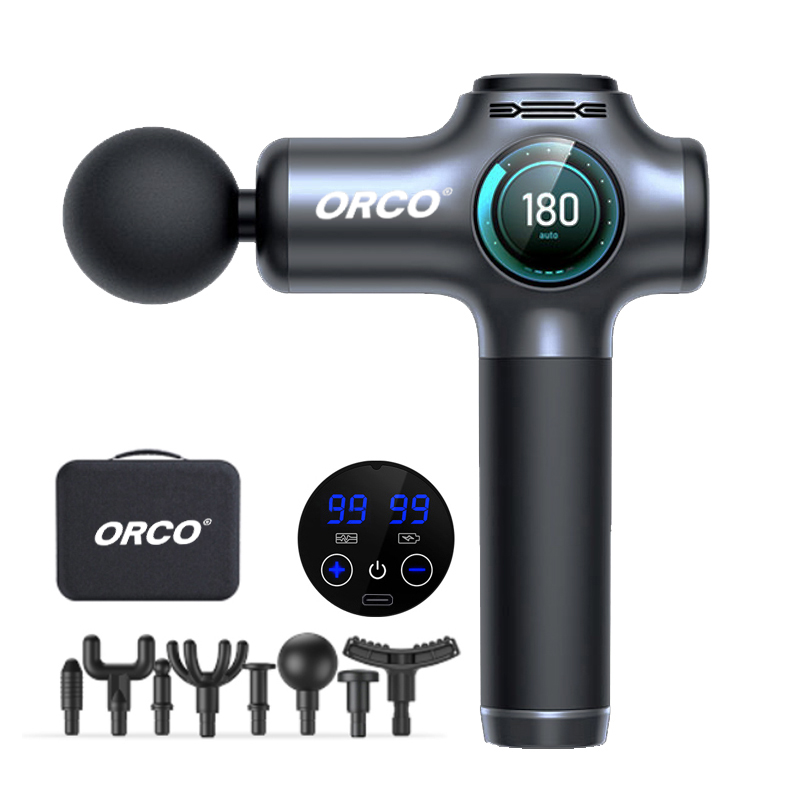 Orco Pro LF5 Muscle Massage Gun, Powerful and Quiet Massage Gun Deep Tissue Percussion Massager Gun for Athletes, Electric Back Massagers, Handheld Portable Body Massager Gun Ideal Gifts