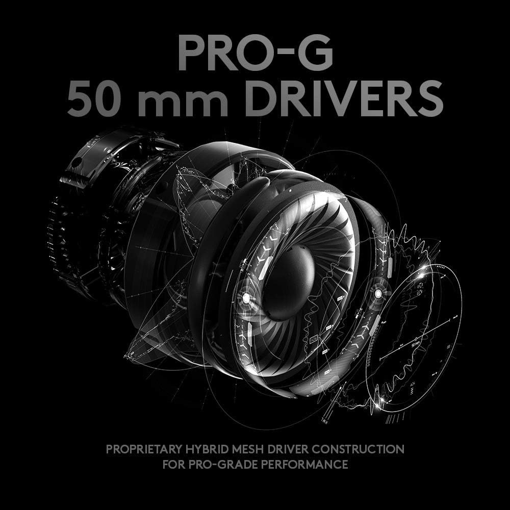 Logitech PRO X Gaming Headset with Blue VO!CE