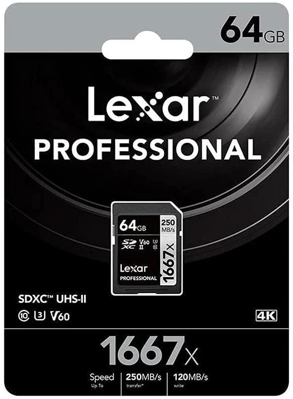 Lexar Professional 1667x SD Card UHS-II SDXC Memory Card - Veloreo