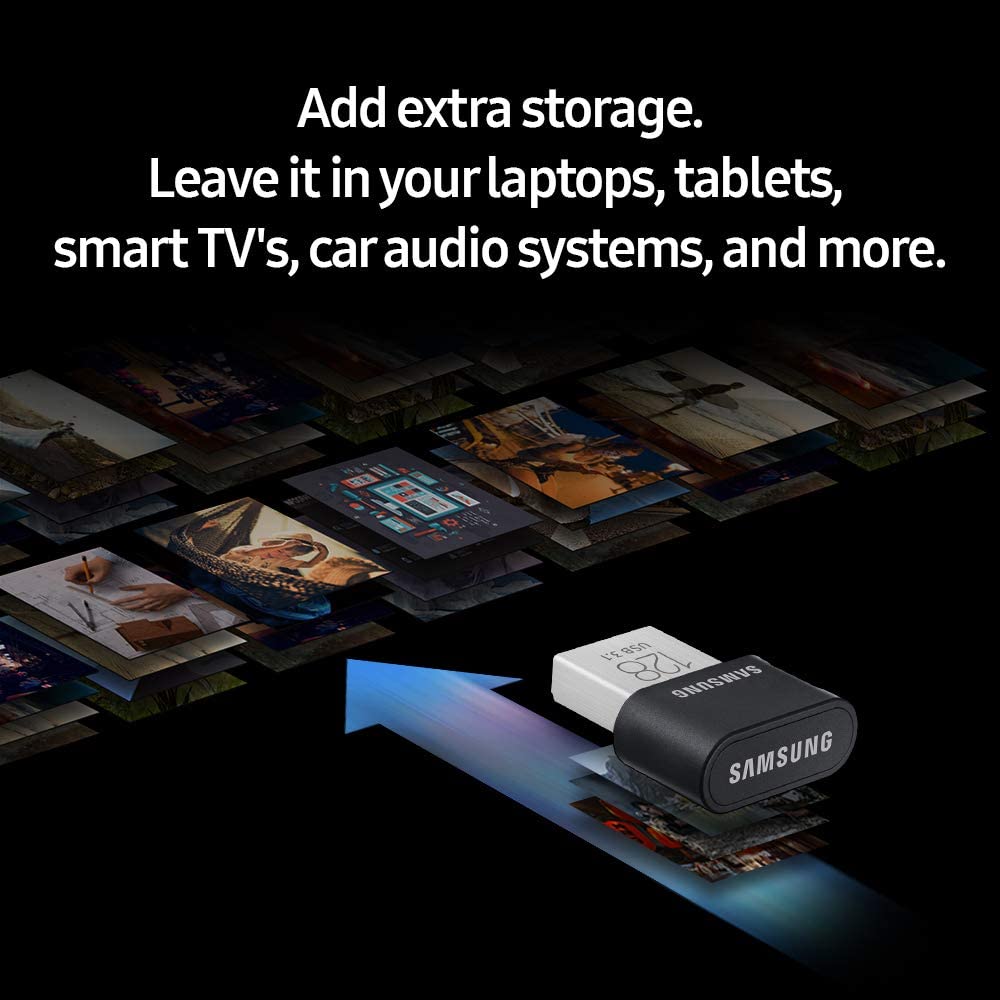 Samsung - FIT Plus USB 3.1 Flash Drive 300mb/s