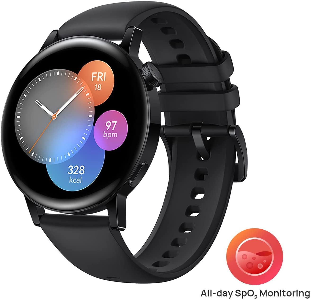 HUAWEI WATCH GT 3 Smartwatch, 1 Week's Battery Life - Veloreo 