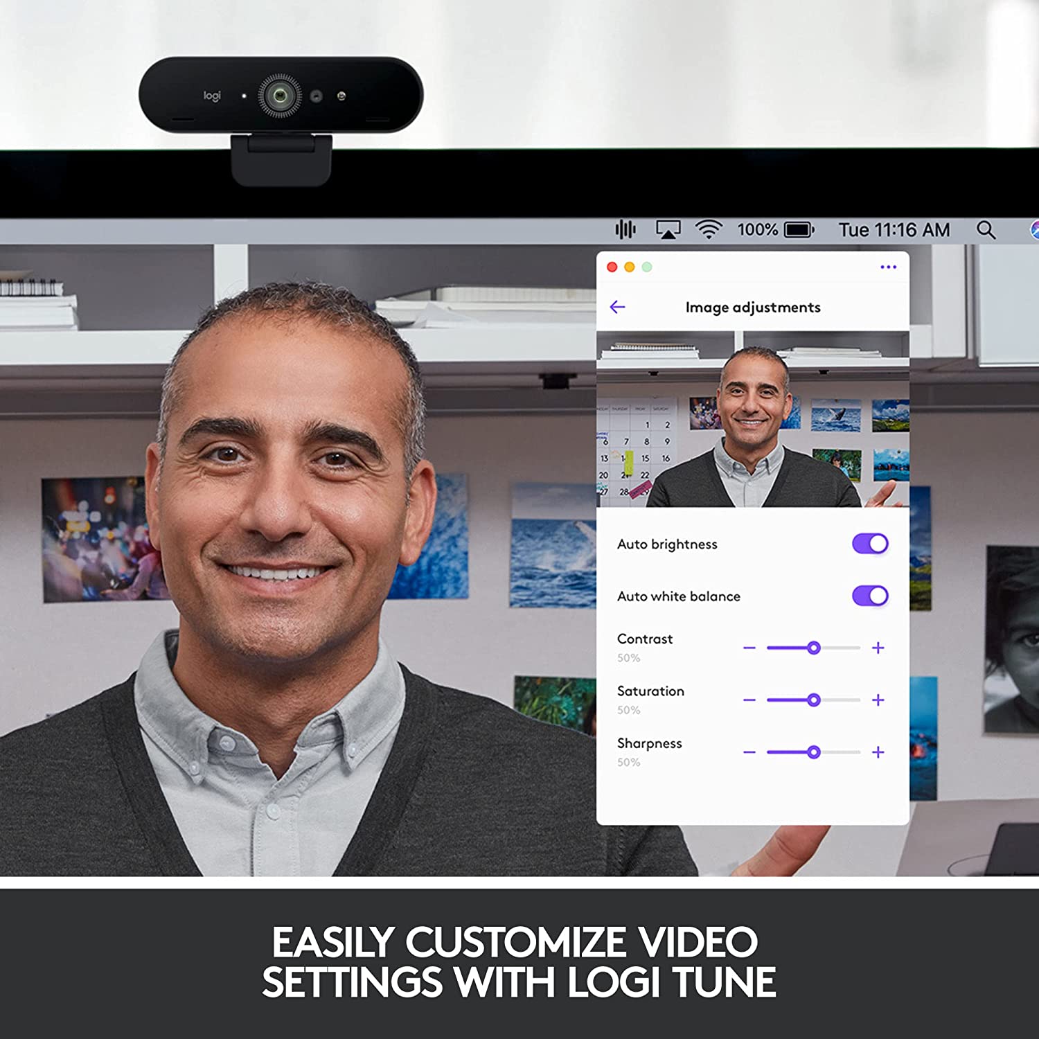 Logitech BRIO – Ultra HD Webcam for Video Conferencing - Veloreo