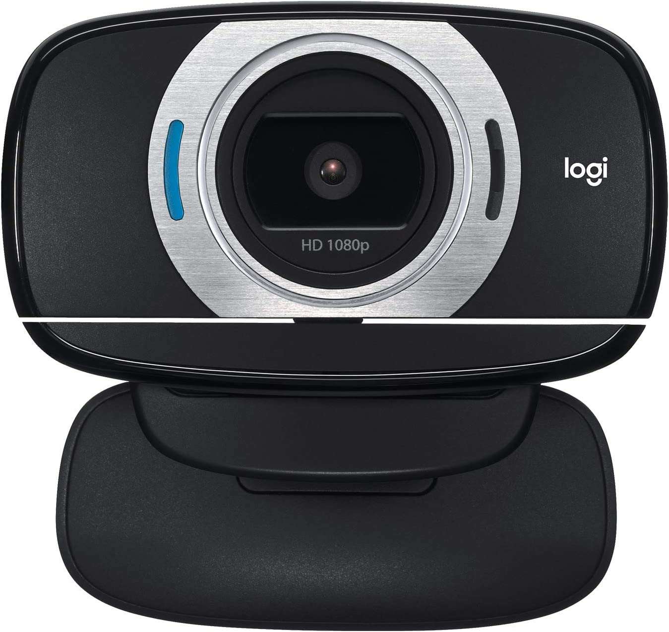 Logitech C615 Portable Webcam, Full HD 1080p/30fps, Widescreen HD Video Calling, Foldable, HD Light Correction, Autofocus, Noise Reduction, for Skype, PC/Mac/Laptop/MacBook/Tablet