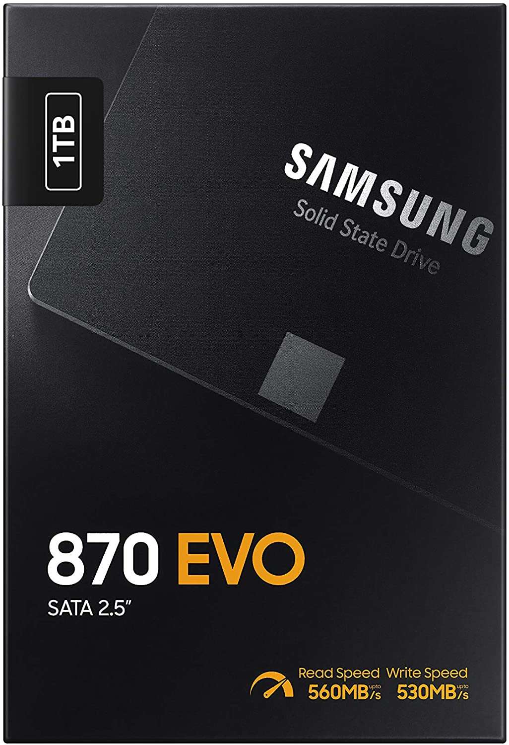 SAMSUNG 870 EVO SATA III SSD 2.5” Internal Solid State Hard Drive, MZ-77E/BW