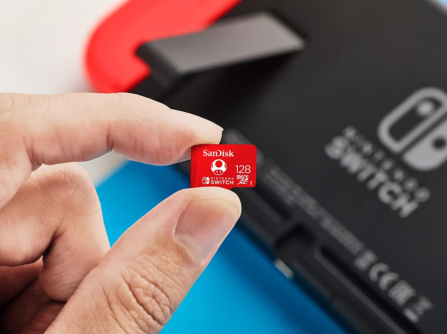 Actual size of nintendo switch micro sd card