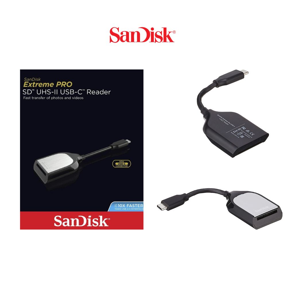 Sandisk Extreme PRO SD UHS-II USB-C Reader/Writer Portable - Veloreo