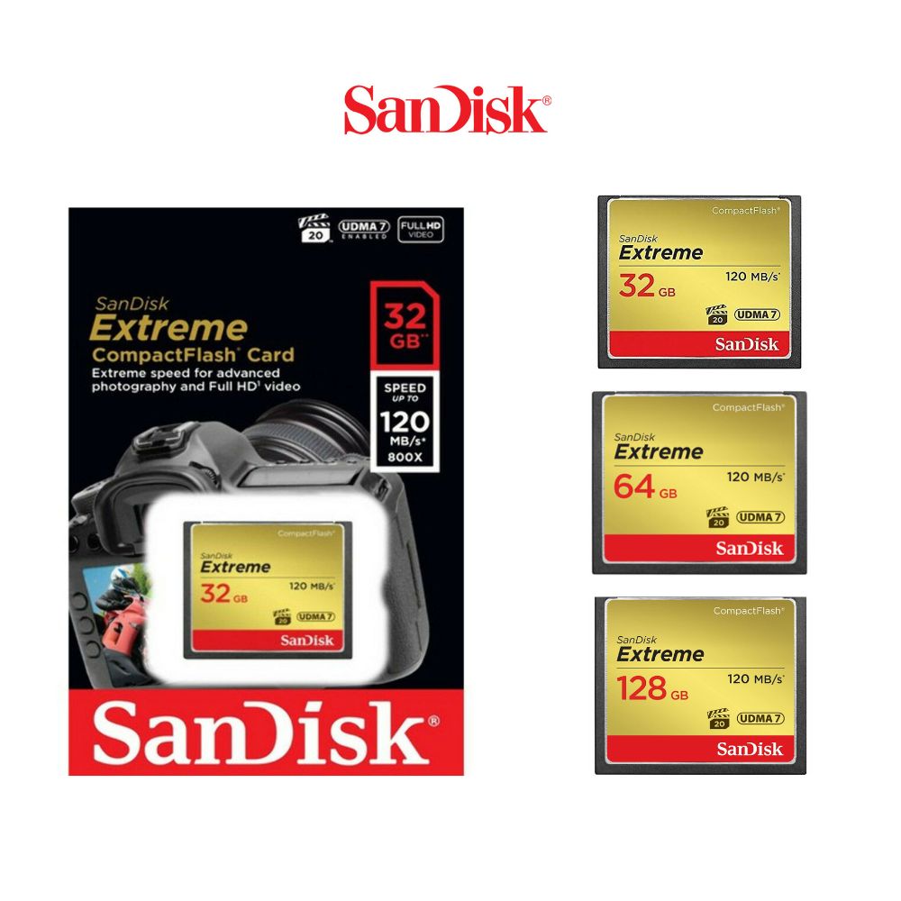 SanDisk Extreme CompactFlash Memory Card 