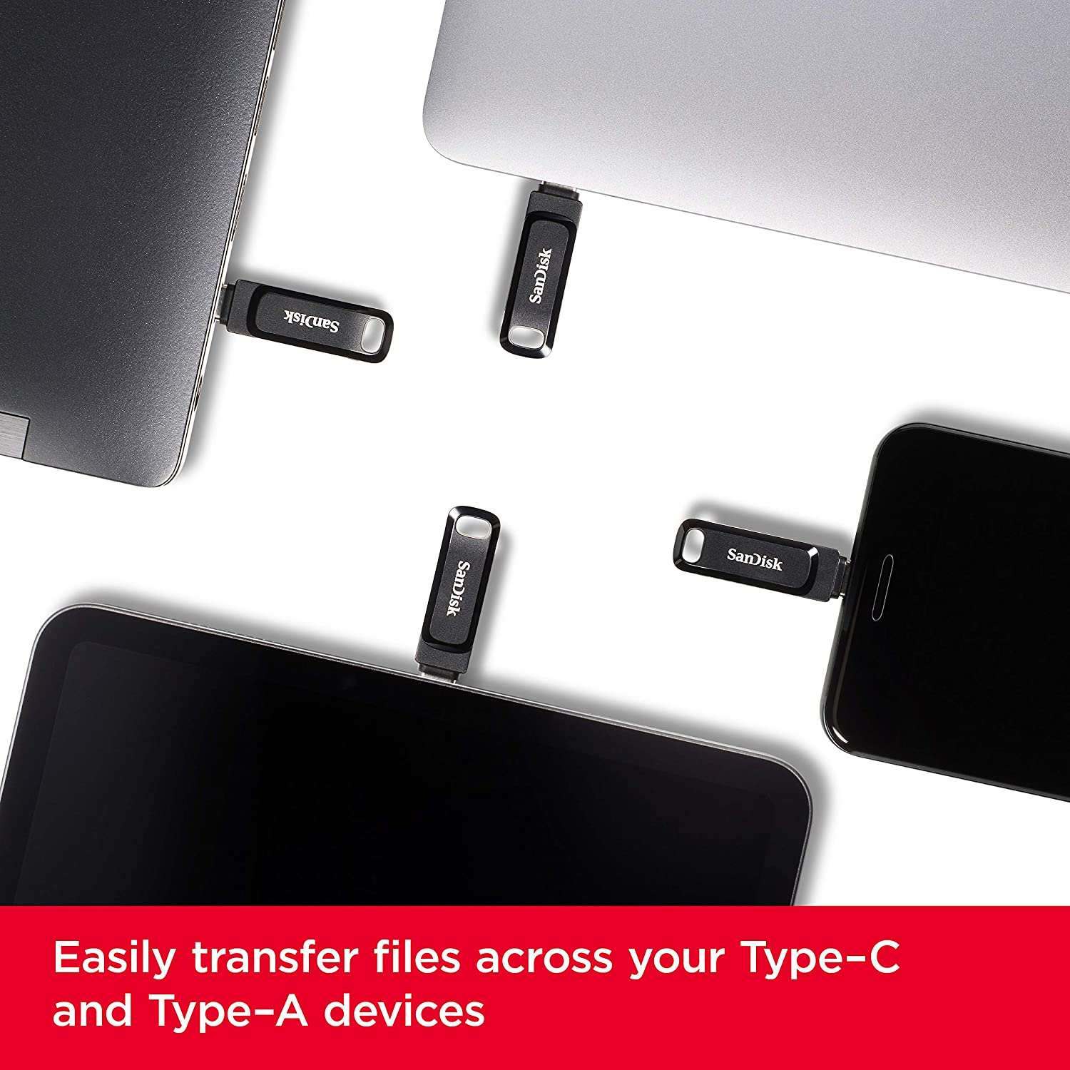  Easily transfer files across your type c and type a devices 