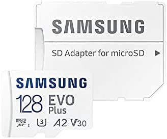 Samsung Evo Plus White Micro SD memory card 128GB
