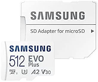 Samsung Evo Plus White Micro SD memory card 512GB