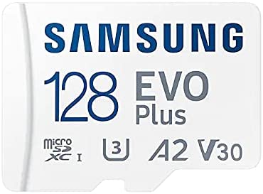 Samsung Evo Plus White Micro SD memory cards 128GB