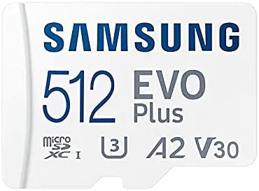Samsung Evo Plus White Micro SD memory cards 512GB