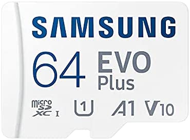 Samsung Evo Plus White Micro SD memory cards 64GB