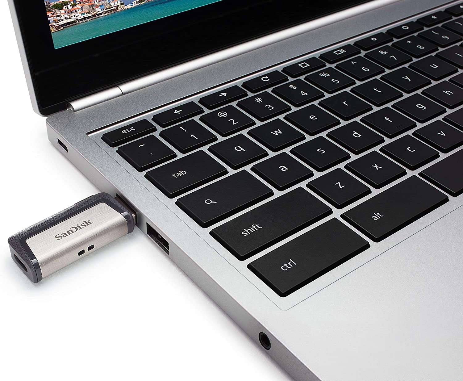  Sandisk Dual Drive Ultra USB TYPE C in laptop 