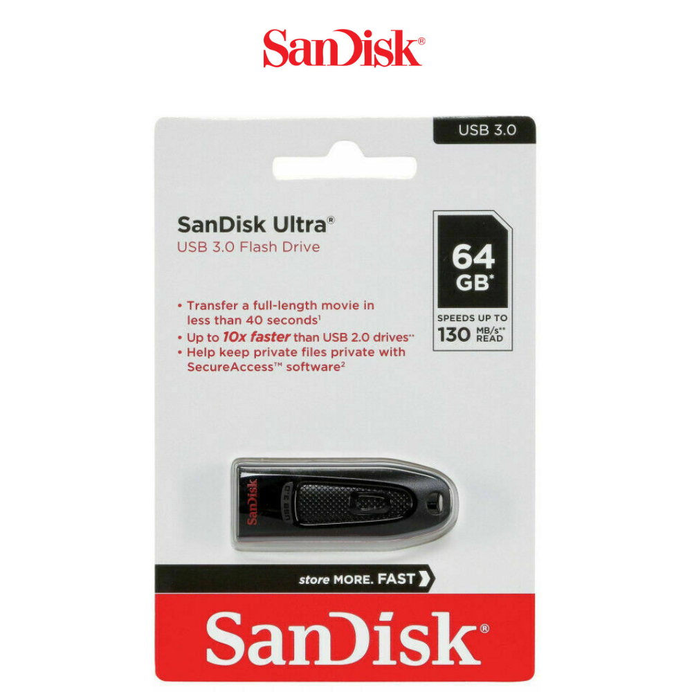 Sandisk SDCZ48 Ultra Flash Drive Usb 3.0 64gb