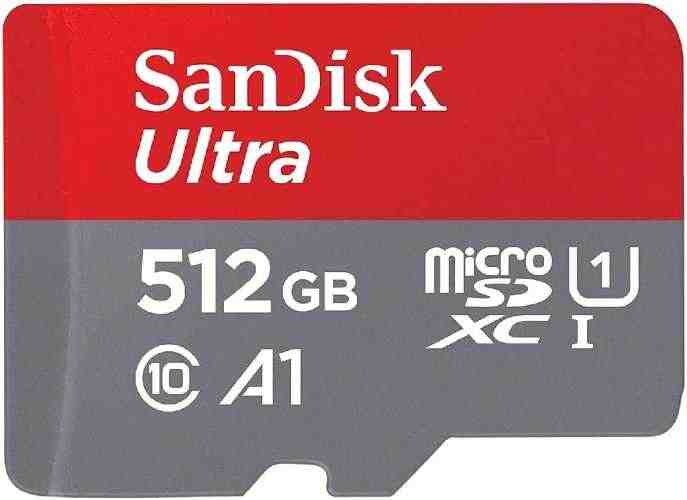Sandisk Ultra Micro SD MicroSDXC MicroSD 512GB Memory card
