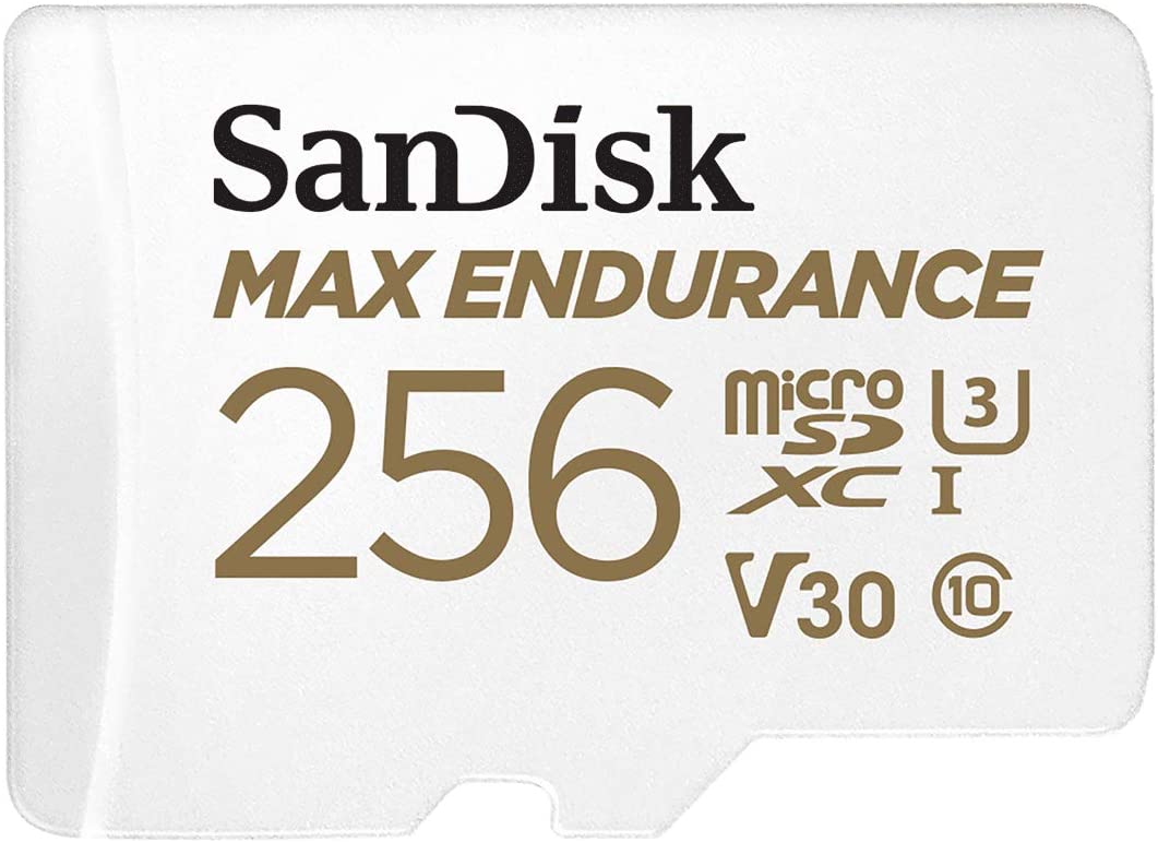 Sandisk Max Endurance microsd class 10 256 GB Memory cards