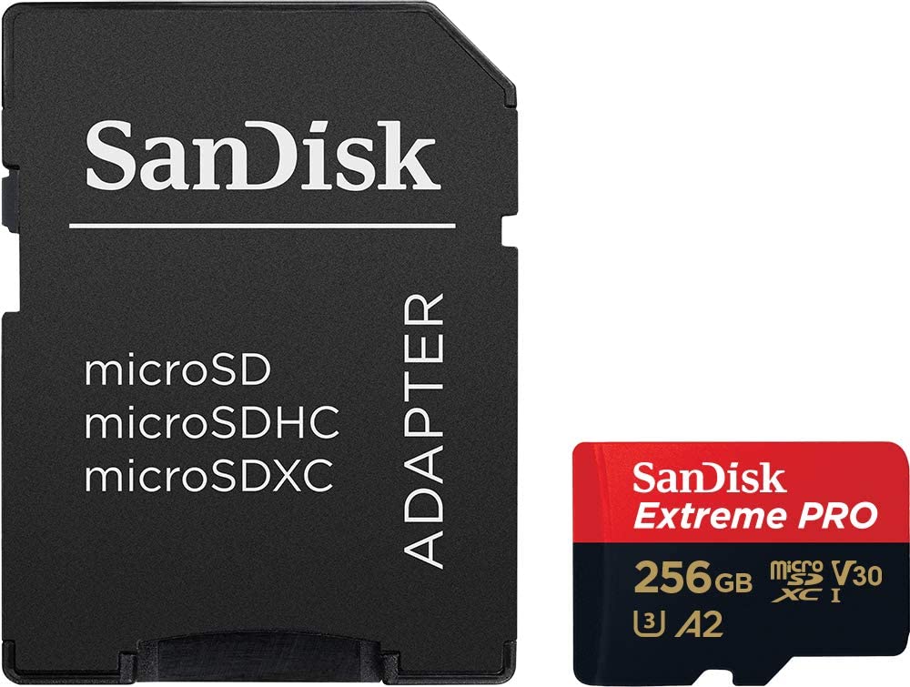 Sandisk Extreme PRO Micro SD memory card  256 GB