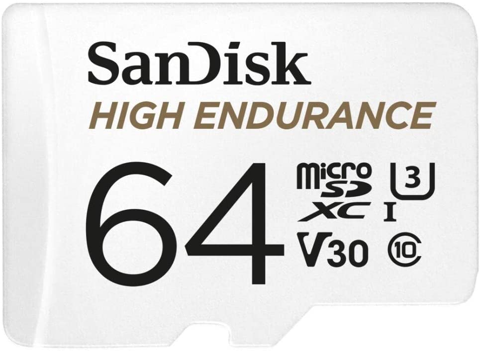 SanDisk High Endurance Micro SD Card DashCam Security 4K 100Mb