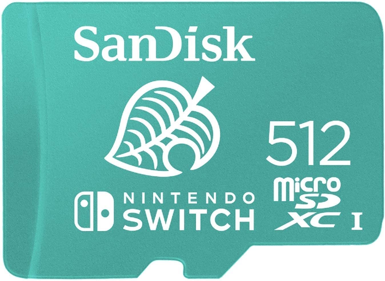 Sandisk Nintendo switch gaming console micro sd memory cards 512gb