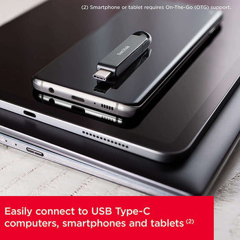 easily connect to usb type C computer smartphones tablets