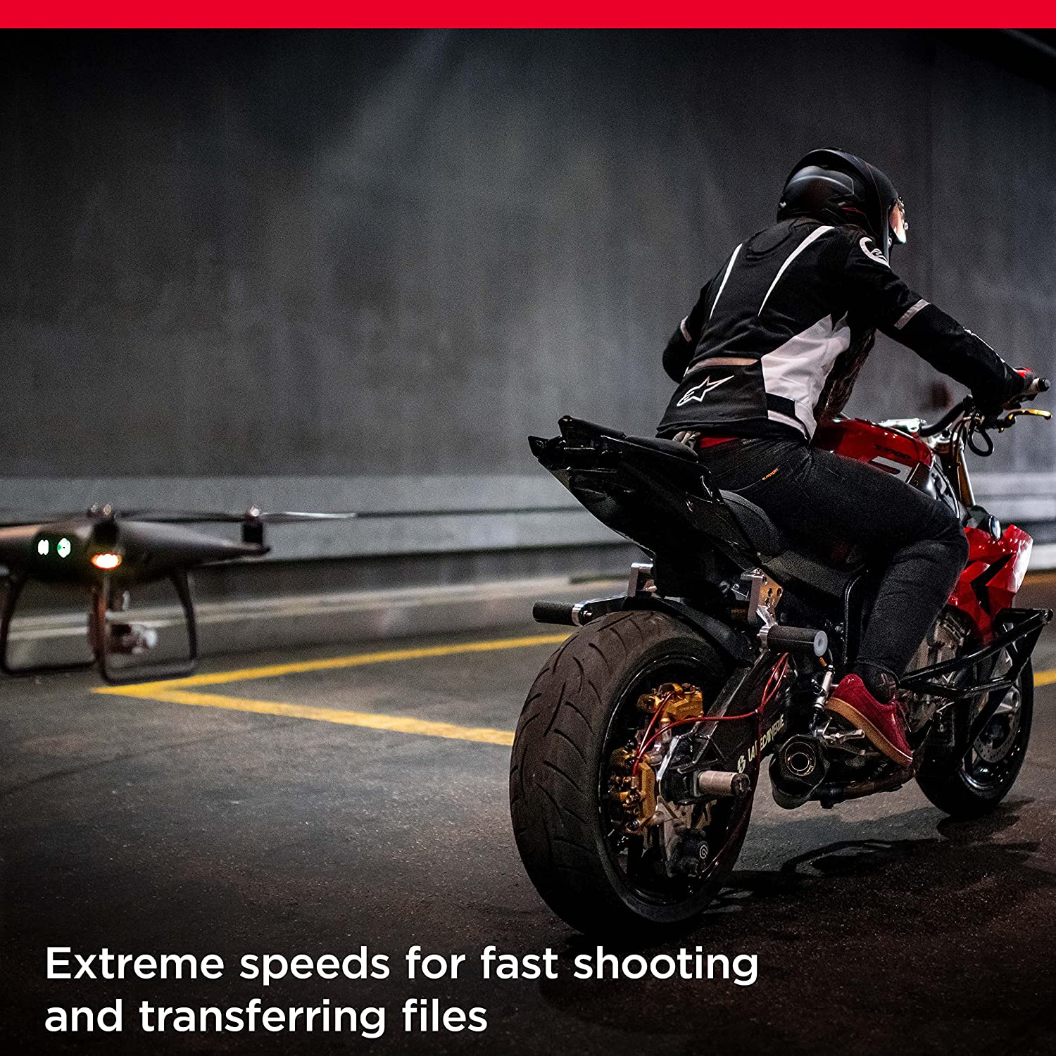 extreme speeds for fast shooting and transferring files