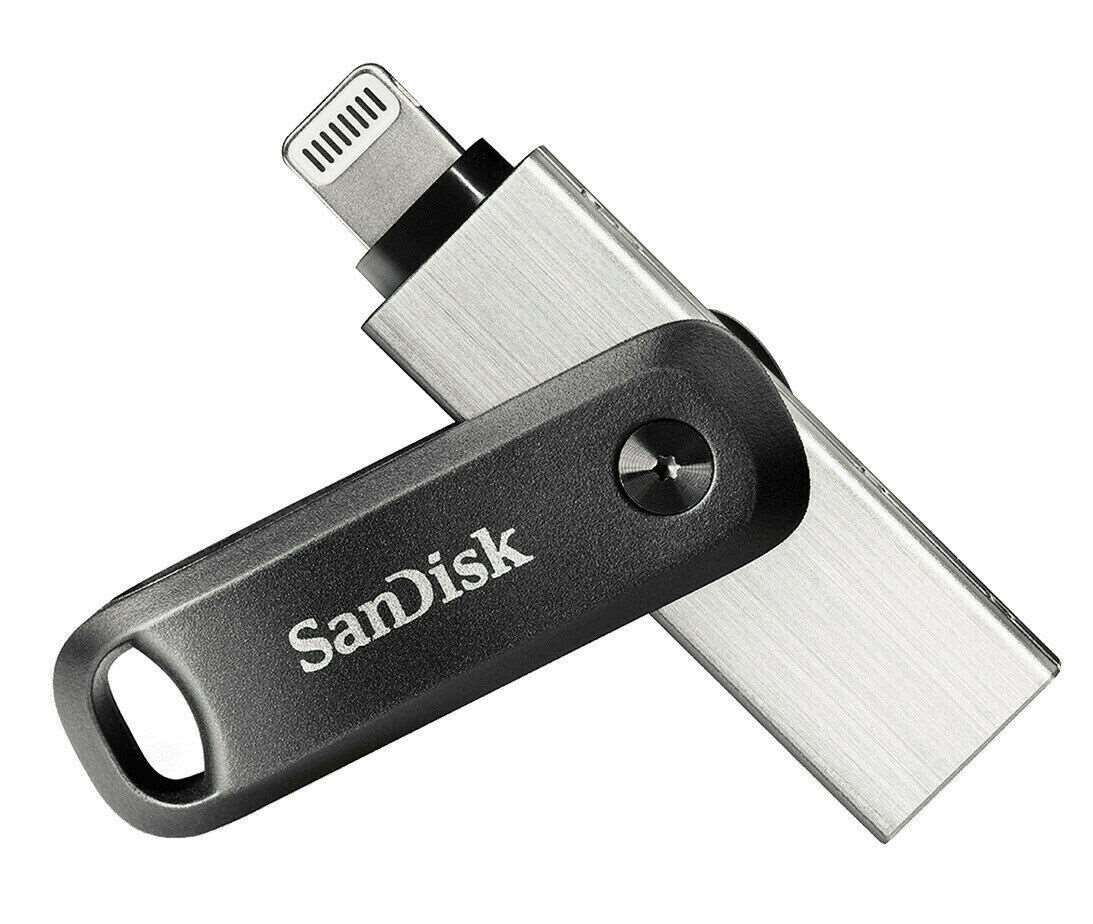 SanDisk iXpand Flash Drive Go USB for iPhone and iPad Lightning - SDIX60N-GN6NN Lightning