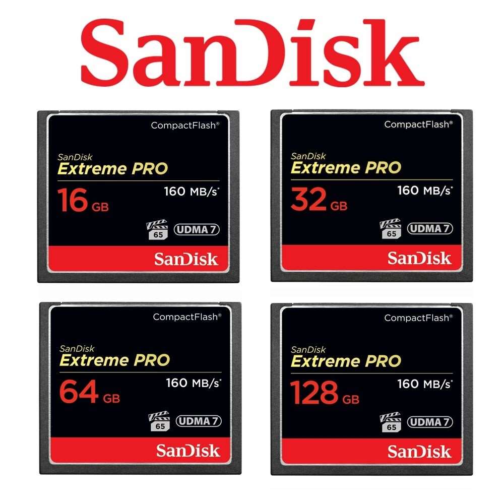 SanDisk Extreme Pro Compact Flash Memory Card UDMA 7 - Veloreo