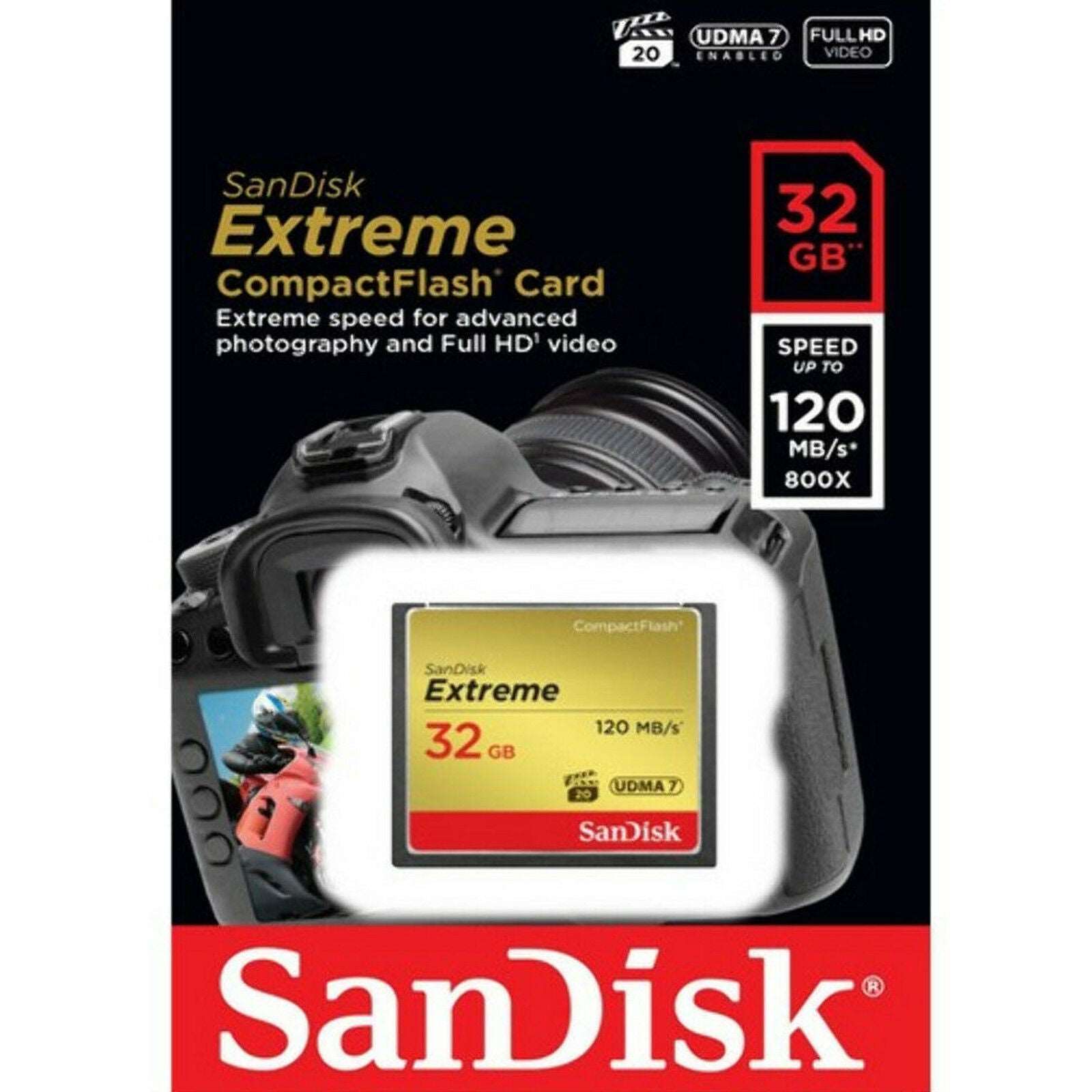 SanDisk Extreme CompactFlash Memory Card 